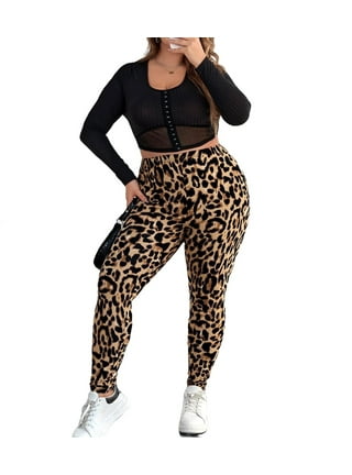 Leopard print jeggings walmart store