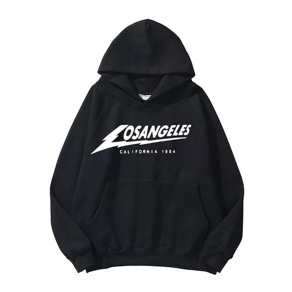 Women's Casual Letter Printed Hoodie Relaxed Fit Pullover Soft Comfortable Streetwear Fashion Top