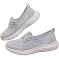 thumbnail image 1 of Women's Casual Lightweight Soft Sole Mesh Comfort Orthopedic Shoes, 2024 New Walking Slip On Flats with Arch Support, 1 of 6