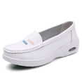 thumbnail image 1 of Women's Casual Loafers Slip On Leather Shoes Lightweight Walking Shoes Moccasins Classic Penny Loafer Flats Boat Shoes, 1 of 10