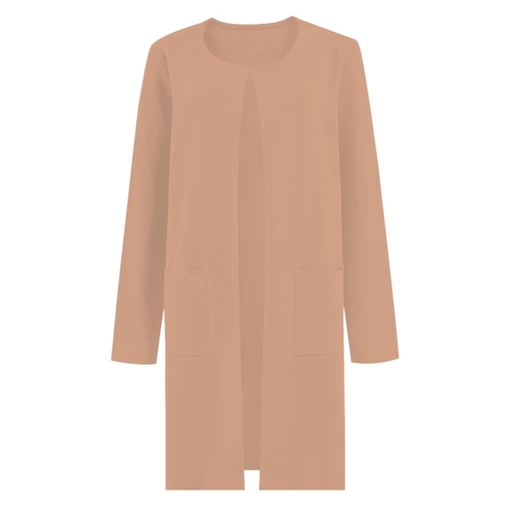 Women's Casual Long Coatigan Sweater,Knit Jacket,Dressy Fall Winter Coat with Pockets