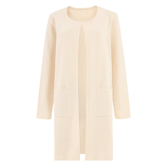 Women's Casual Long Coatigan Sweater,Knit Jacket,Dressy Fall Winter Coat with Pockets