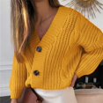 thumbnail image 1 of Women's Casual Long Sleeve Button Up Knit Cardigan Sweater Soft Knit Sweater Cardigan Loose Sweaters for Women over Size Sweaters Women Work Clothes for Women Womens Tan Cardigan Light Sweater Open, 1 of 6