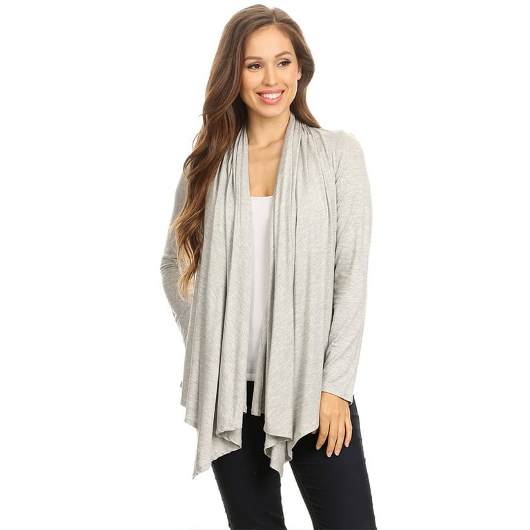 Drape front cardigan jacket best sale