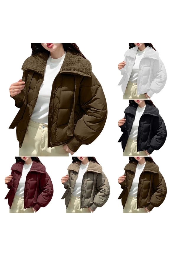 Women's Casual Long Sleeve Hooded Jacket Coats Pullovers for Daily Wear Streetwear Loungewear Travel Fashion Essential Gift for Ladies | Aestivo,Coffee XL