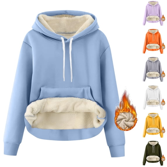 Women's Casual Long Sleeve Hooded Sweatshirt Top Blouse Solid Color Loose Fit Soft Warm Fashion Essential for Daily Wear Streetwear Loungewear Travel Outfits | CSEONE,Yellow XL
