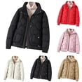 thumbnail image 1 of Women's Casual Long Sleeve Lapel Jacket Coat Outerwear Without Hood, Lightweight Windbreaker for Spring Fall Fashion | CSEONE,White L, 1 of 9