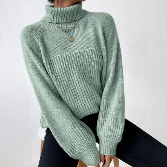 Women's Casual Long Sleeve Pullover Sweaters Crew Neck Oversized Ribbed Knit 2023 Fall Winter Sweater Jumper Tops
