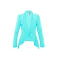 thumbnail image 1 of Women's Casual Long Sleeve Solid Open Blazer Jacket Made in USA, 1 of 4