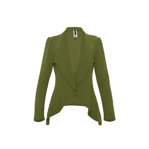 Women's Casual Long Sleeve Solid Open Blazer Jacket