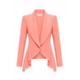 thumbnail image 1 of Women's Casual Long Sleeve Solid Open Blazer Jacket, 1 of 5