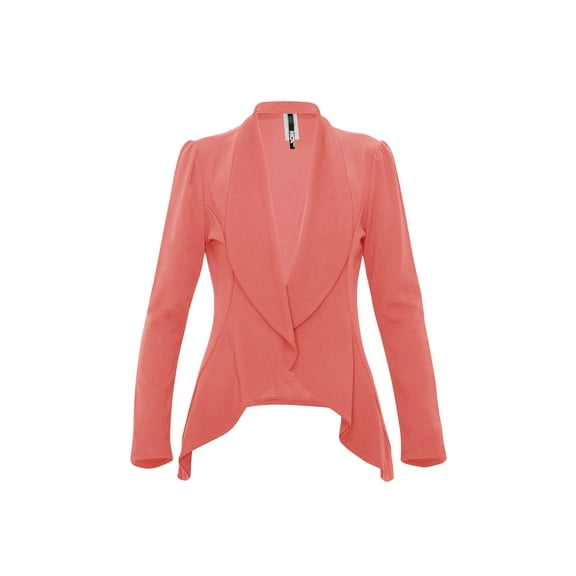 Women's Casual Long Sleeve Solid Open Blazer Jacket