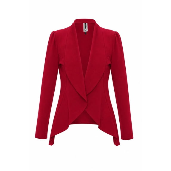 Women's Casual Long Sleeve Solid Open Blazer Jacket