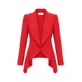 thumbnail image 1 of Women's Casual Long Sleeve Solid Open Blazer Jacket, 1 of 5