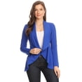 thumbnail image 1 of Women's Casual Long Sleeve Solid Open Blazer Jacket, 1 of 4
