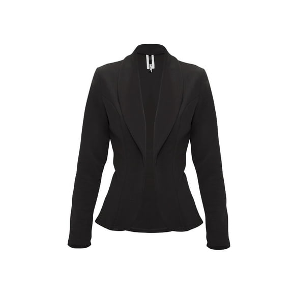 Women's Casual Long Sleeve Solid Open Front Blazer Jacket