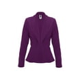 thumbnail image 1 of Women's Casual Long Sleeve Solid Open Front Blazer Jacket, 1 of 3