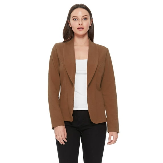 Women's Casual Long Sleeves Office Workwear Solid Blazer Jacket S-3XL