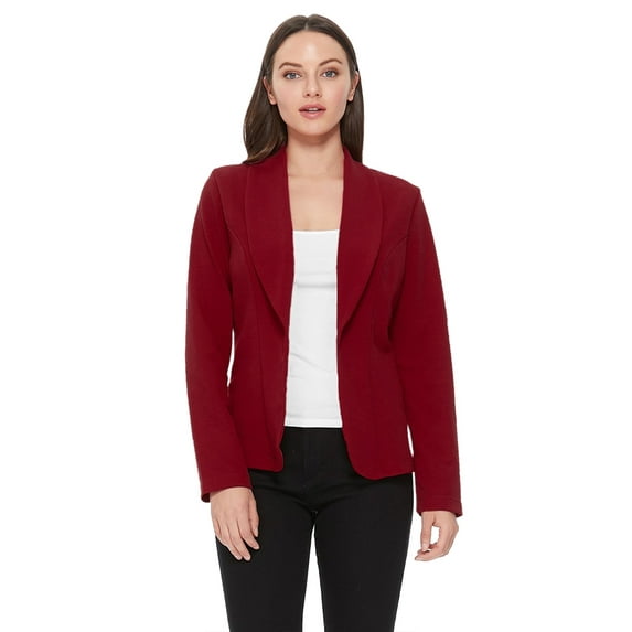 Women's Casual Long Sleeves Office Workwear Solid Blazer Jacket S-3XL