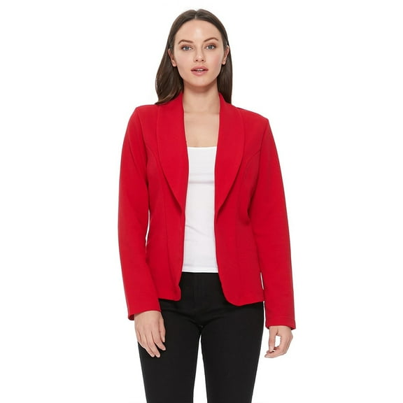 Women's Casual Long Sleeves Office Workwear Solid Blazer Jacket S-3XL