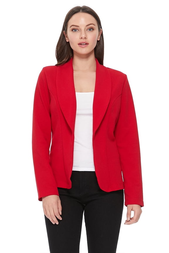 Women's Casual Long Sleeves Office Workwear Solid Blazer Jacket S-3XL