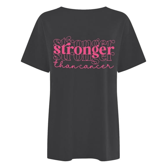 Women's Casual Loose Fit Letter Print Crew Neck Short Sleeve T-Shirt Comfortable Breathable Fashion Top for Everyday Wear