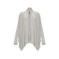 thumbnail image 1 of Women's Casual Long Sleeve Open Front Cardigan Solid Color Loose Fit Layer, 1 of 4