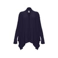 thumbnail image 1 of Women's Casual Long Sleeve Open Front Cardigan Solid Color Loose Fit Layer, 1 of 4
