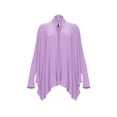 thumbnail image 1 of Women's Casual Long Sleeve Open Front Cardigan Solid Color Loose Fit Layer, 1 of 4