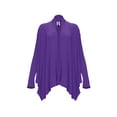 thumbnail image 1 of Women's Casual Long Sleeve Open Front Cardigan Solid Color Loose Fit Layer, 1 of 4