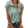 thumbnail image 1 of Women's Casual Loose Shirts for Daily Wear - Comfortable and Relaxed Style Ideal for Summer - Effortlessly Pairs with Jeans - Machine and Hand Washable, 1 of 2