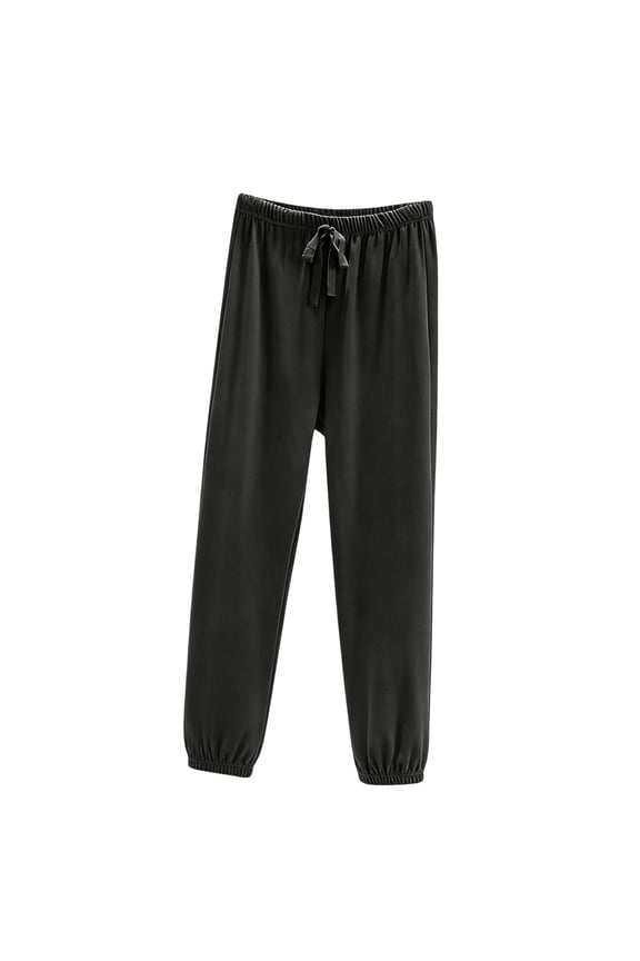 Women's Casual Loose High Waist Plus Velvet Thickened Sports Sweatpants Home Pants, Warm and Relaxed for Indoor and Outdoor Activities in Cold Weather,Dark Gray,XL