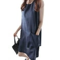 thumbnail image 1 of Women's Casual Loose One Piece Sleeveless Pocket Summer Dress, 1 of 5