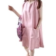 thumbnail image 1 of Women's Casual Loose One Piece Sleeveless Pocket Summer Dress, 1 of 6