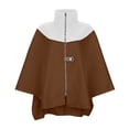 thumbnail image 1 of Women's Casual Loose Stand Up Collar Zipper Jacket Lightweight Comfortable Stylish Outerwear for Everyday Wear, 1 of 1