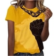 thumbnail image 1 of Women's Casual Loose T Shirt Graphics T-Shirt Round Neck Short Sleeve T Shirts, 1 of 5