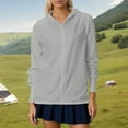 thumbnail image 1 of Women's Casual Mesh Raglan Sleeve Jacket Lightweight Summer Vacation Everyday Wear Comfortable Breathable Outerwear Big And Tall Zip up Jacket Suit Jackets for Women Ladies Zip up Jacket New Woman, 1 of 8