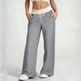 thumbnail image 1 of Women's Casual Mid Waist Cargo Jeans Stretch Wide Leg Denim Pants With Pockets Women Pants Casual Workout Animal Print Pants for Women Wide Leg Cover up Pants Women Casual Pants for Winter Petite A, 1 of 4
