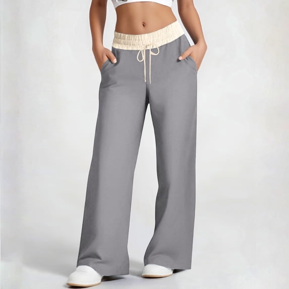 Women's Casual Mid Waist Cargo Jeans Stretch Wide Leg Denim Pants With Pockets Women Pants Casual Workout Animal Print Pants for Women Wide Leg Cover up Pants Women Casual Pants for Winter Petite A