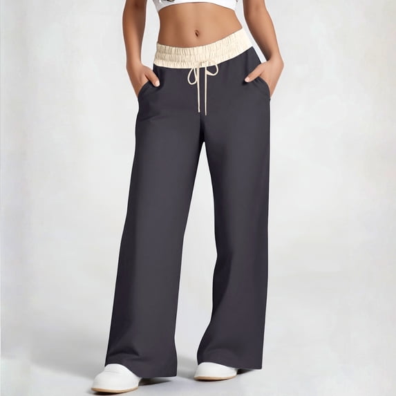 Women's Casual Mid Waist Cargo Jeans Stretch Wide Leg Denim Pants With Pockets Women Pants Casual Workout Animal Print Pants for Women Wide Leg Cover up Pants Women Casual Pants for Winter Petite A