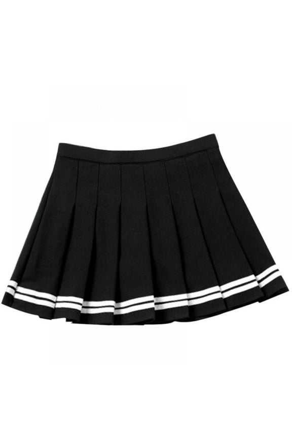 Women's Casual Mini Pleated Skirt High Waisted Skater Tennis Skirts Skorts with Shorts S-XXL