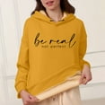 thumbnail image 1 of Women's Casual Minimalist Pullover Hoodie With Drawstring And Pockets Lightweight Fashionable Long Sleeve Sweatshirt For Autumn And Winter Womens Ling Hoodies Womens Long Sweatshirt Zip up Hooded, 1 of 6