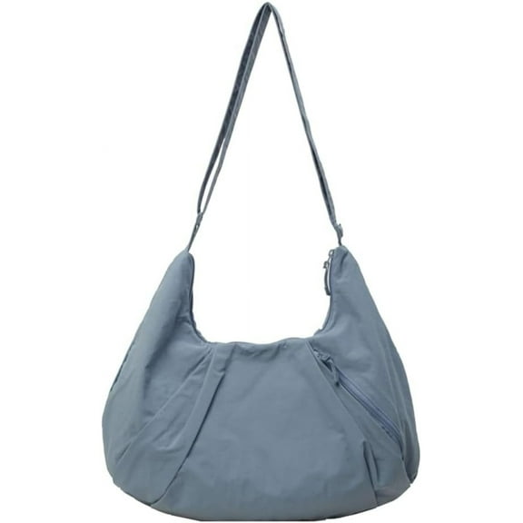 Women's Casual Nylon Shoulder Large Canvas Bag Dumpling Tote Handbag Tote Bag Work Bag