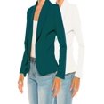 thumbnail image 1 of Women's Casual Office Work Long Sleeve Fitted Open Front Blazer Pack of 2, 1 of 6
