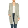 thumbnail image 1 of Women's Classic Long Sleeve Cardigan with Side Pockets for Everyday Wear, 1 of 6