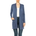 thumbnail image 1 of Women's Classic Long Sleeve Cardigan with Side Pockets for Everyday Wear, 1 of 6