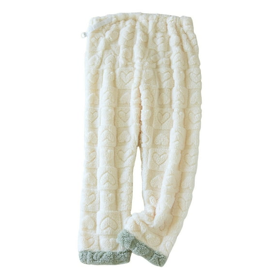 Women's Casual Pajama Pants Long Waist Adjustable Comfortable Loungewear for Winter Spring Autumn Postpartum Home Wear