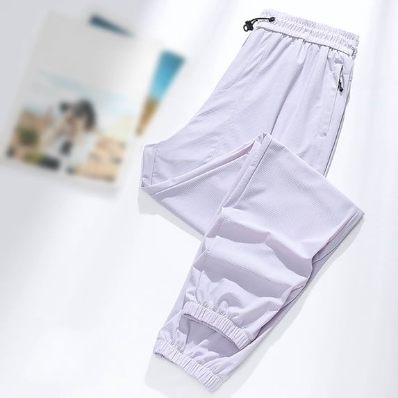 Women's Casual Pants High Waist Comfortable Trousers Elastic Waistband Joggers for Daily Wear Vacation and Sports Crop Pants for Women Casual Stripe Pants for Women Casual Women Business Casual