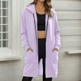 thumbnail image 1 of Women's Casual Pants High Waist Comfortable Trousers For Daily Wear Gym Hiking Hooded Sweatpants With Pockets Winter Fall Loungewear, 1 of 4