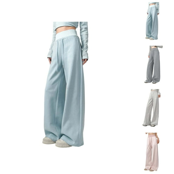 Women's Casual Pants High Waisted Wide Leg Loose Fit Trousers for Comfort in Everyday Summer and Fall Styles